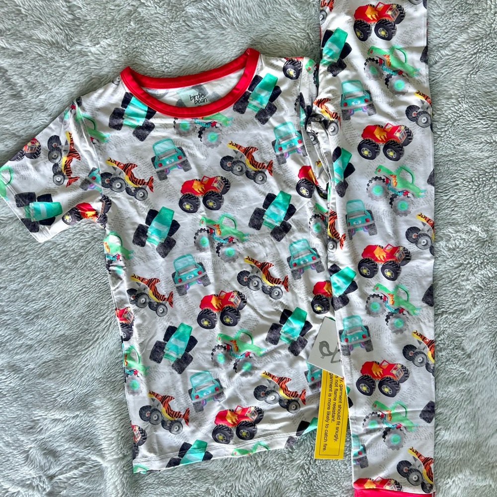 Birdie Bean Bamboo Pajamas (Tyler), size 8Y, NWT